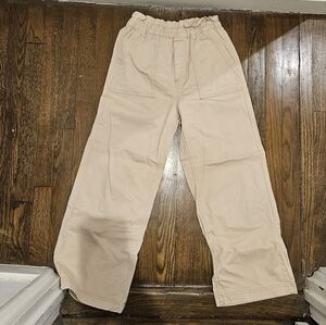 KensieJeans Khaki Elastic Waist Cotton Pants
